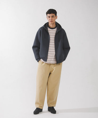 空氣層針織 拉鍊連帽衛衣