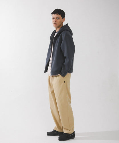 空氣層針織 拉鍊連帽衛衣