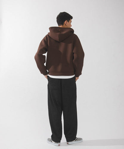 空氣層針織 拉鍊連帽衛衣