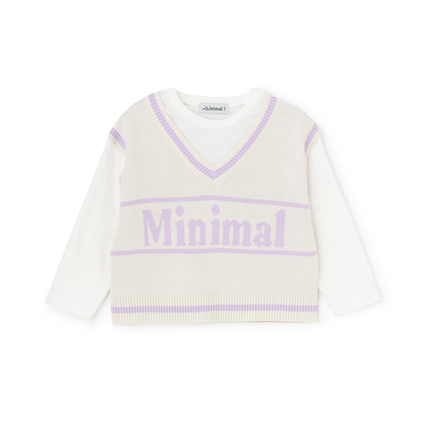 可水洗 背心疊穿設計 T恤