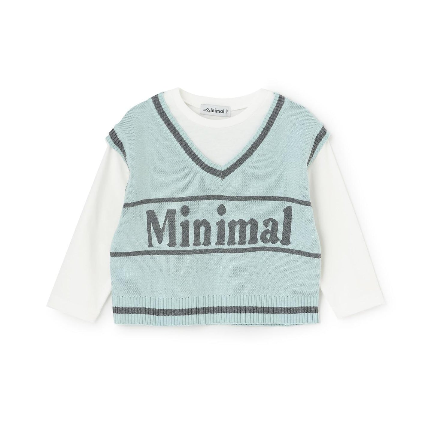 可水洗 背心疊穿設計 T恤