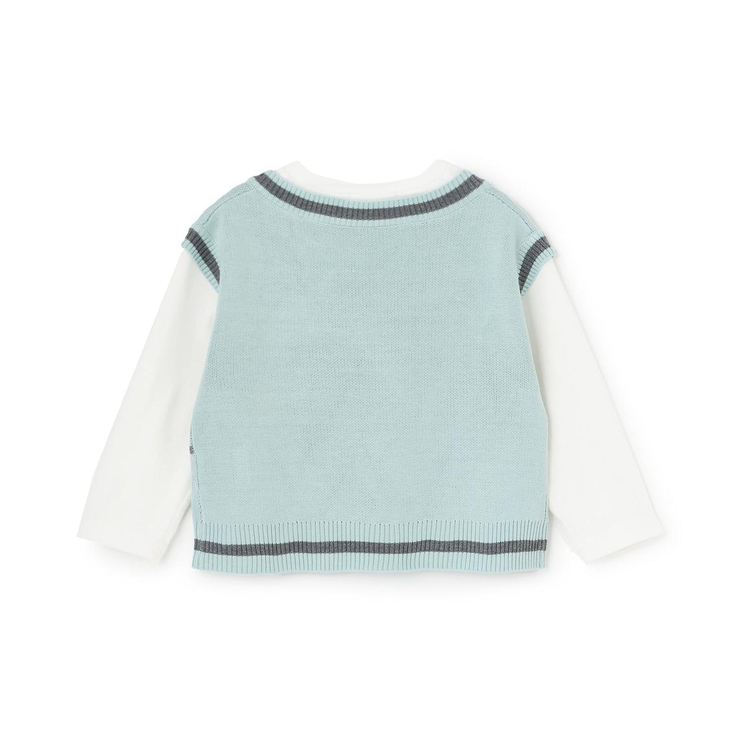 可水洗 背心疊穿設計 T恤