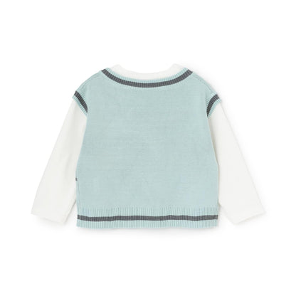 可水洗 背心疊穿設計 T恤