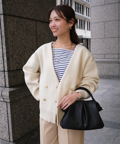 褶皺設計迷你波士頓包