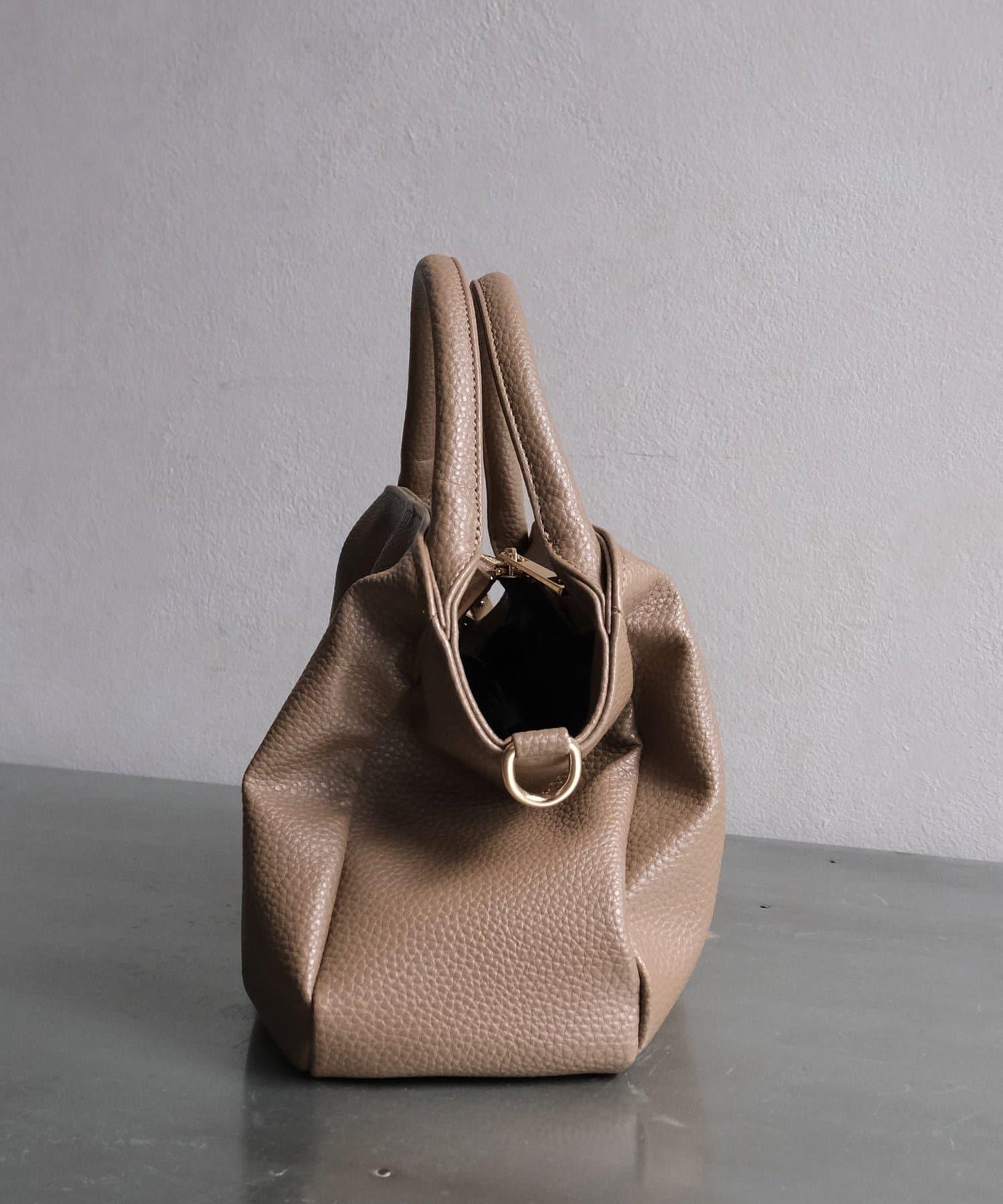 褶皺設計迷你波士頓包