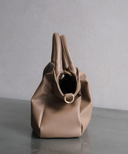 褶皺設計迷你波士頓包