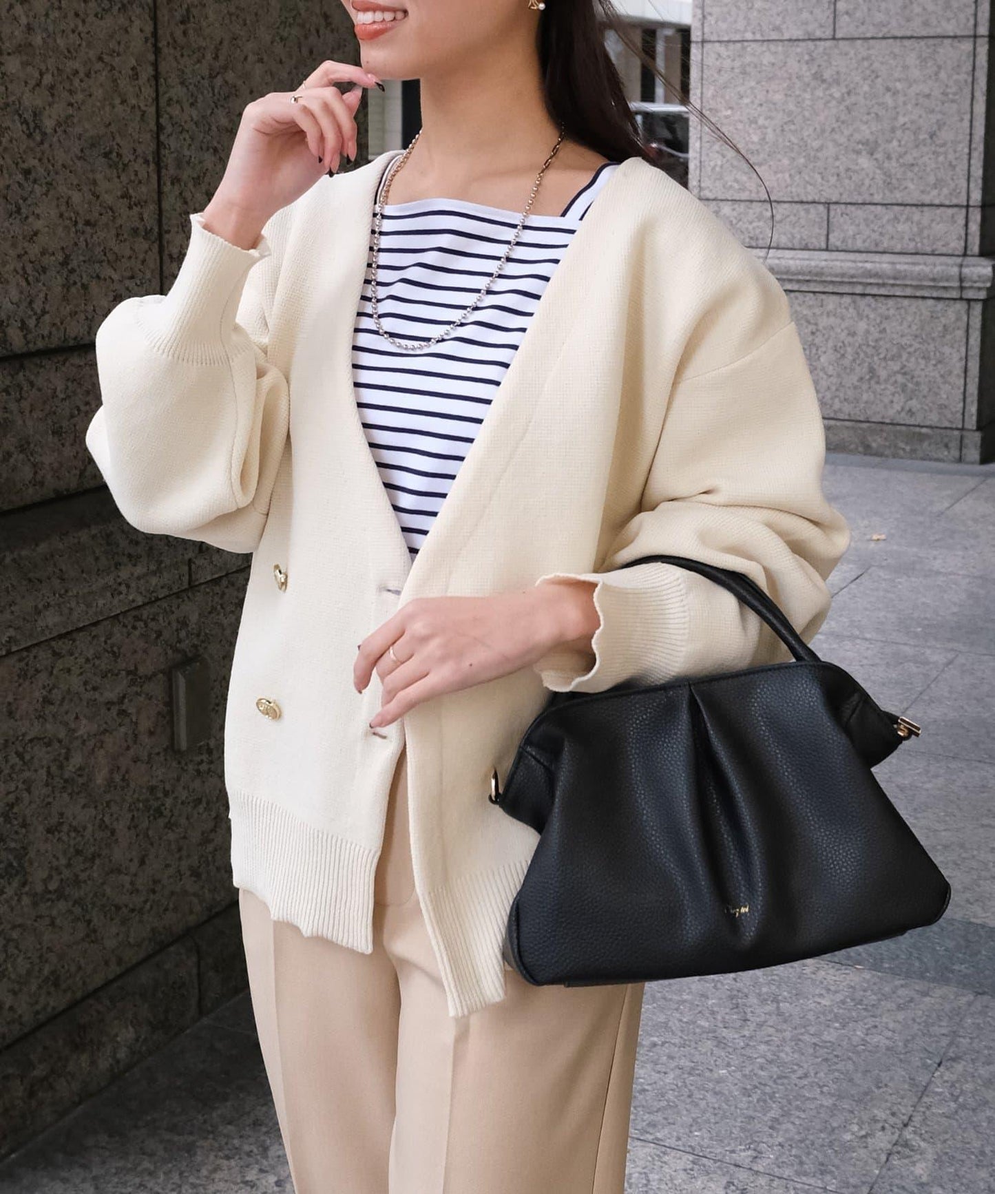 褶皺設計迷你波士頓包