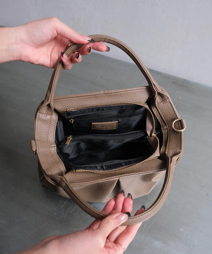 褶皺設計迷你波士頓包