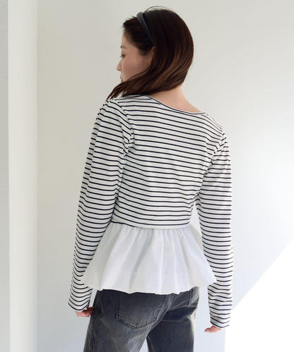 泡泡吊帶開衫套裝