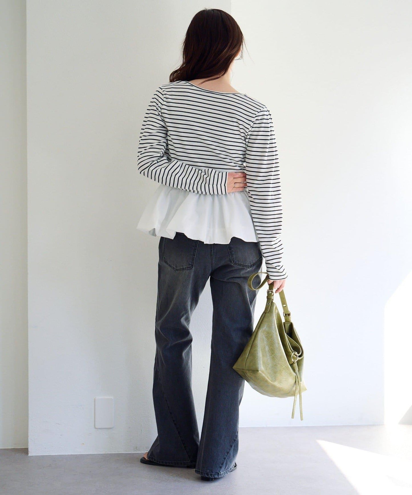 泡泡吊帶開衫套裝