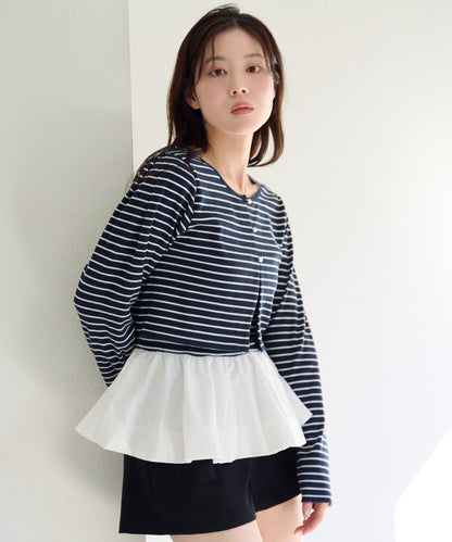 泡泡吊帶開衫套裝