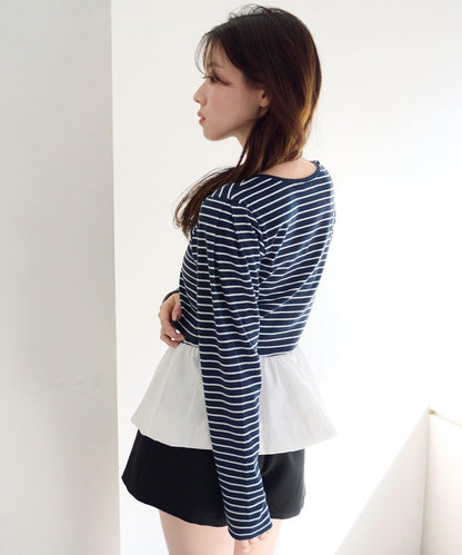 泡泡吊帶開衫套裝