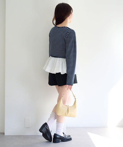 泡泡吊帶開衫套裝