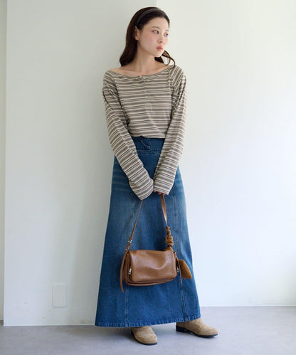 插肩露肩設計 TEE T恤