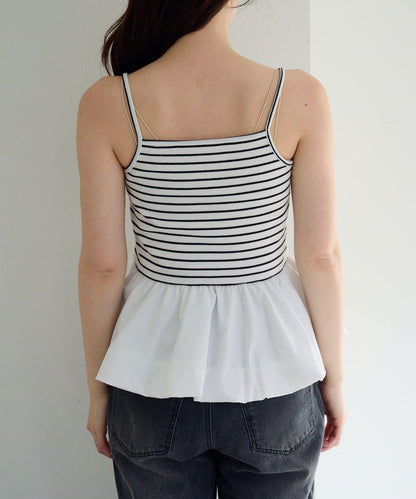 泡泡吊帶開衫套裝