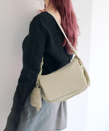 鉚釘裝飾 化妝包和單肩包