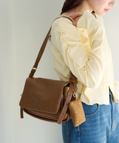 鉚釘裝飾 化妝包和單肩包