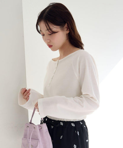 插肩露肩設計 TEE T恤