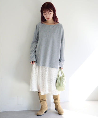 插肩露肩設計 TEE T恤