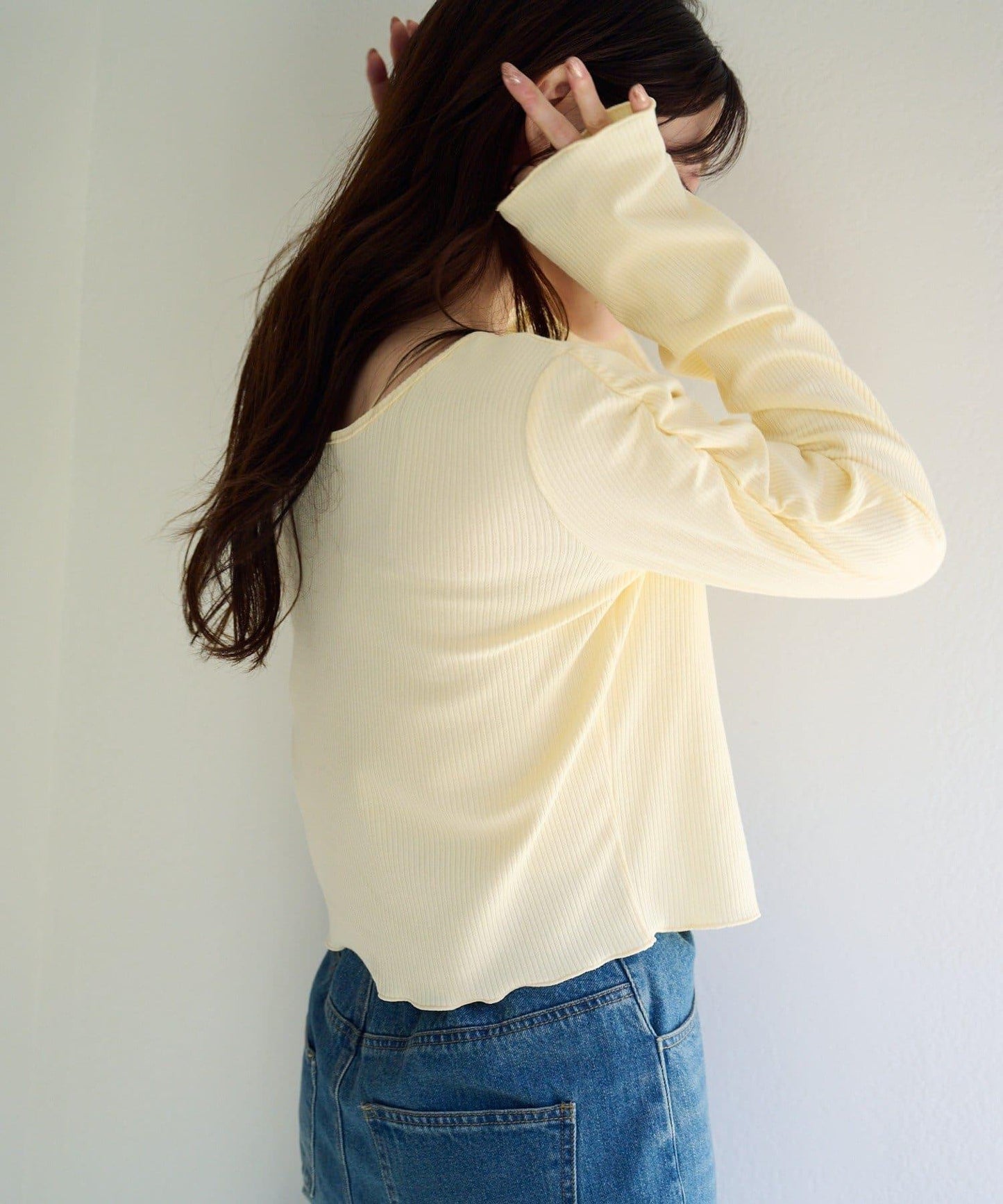 波點與純色 針拔羅紋 針織開衫