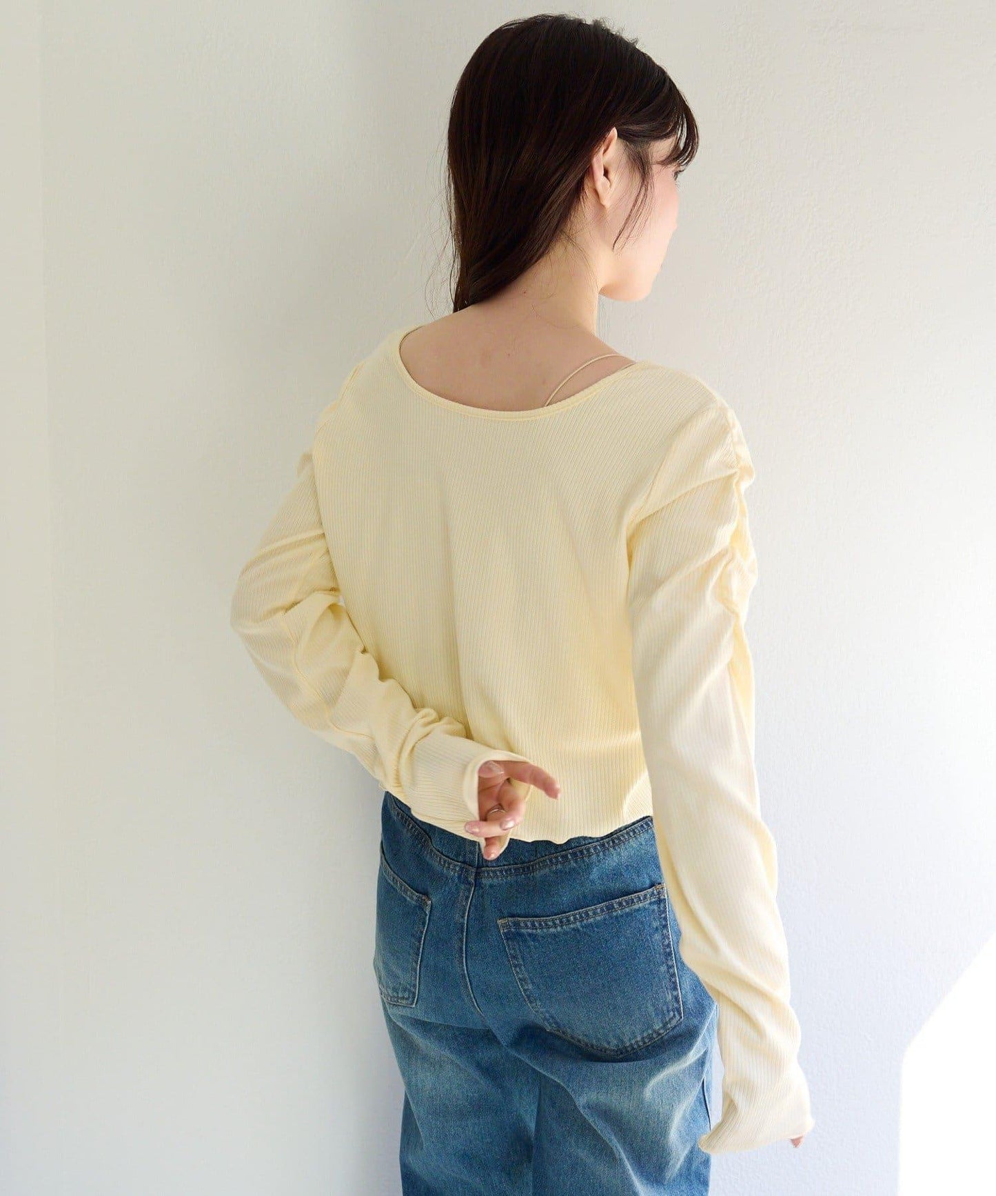 波點與純色 針拔羅紋 針織開衫