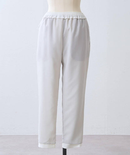 亞麻質感 運動褲