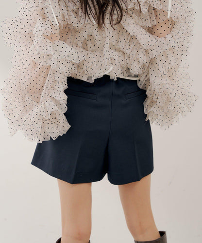 SALON by Chico 腰部金屬扣帶設計 休閒短褲