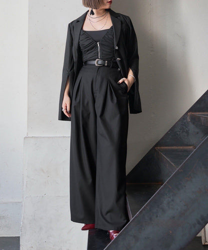 Mavie..7 側繫帶設計夾克