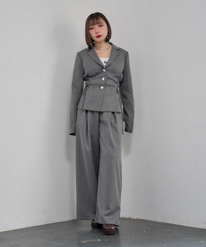 Mavie..7 側繫帶設計夾克