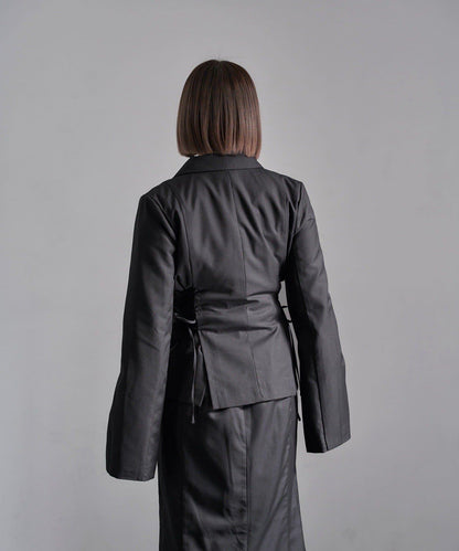 Mavie..7 側繫帶設計夾克