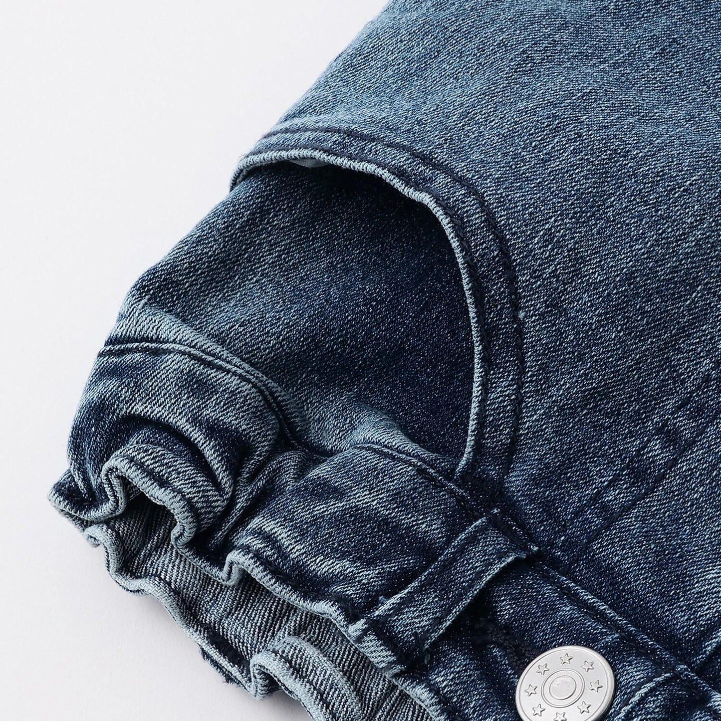 彈力牛仔喇叭褲