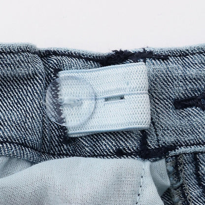 彈力牛仔喇叭褲