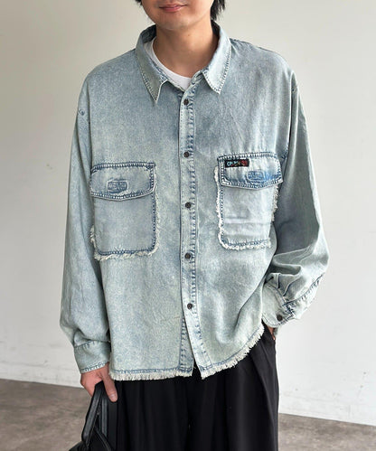 萊賽爾牛仔襯衫