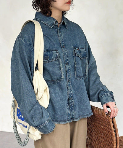 萊賽爾牛仔襯衫