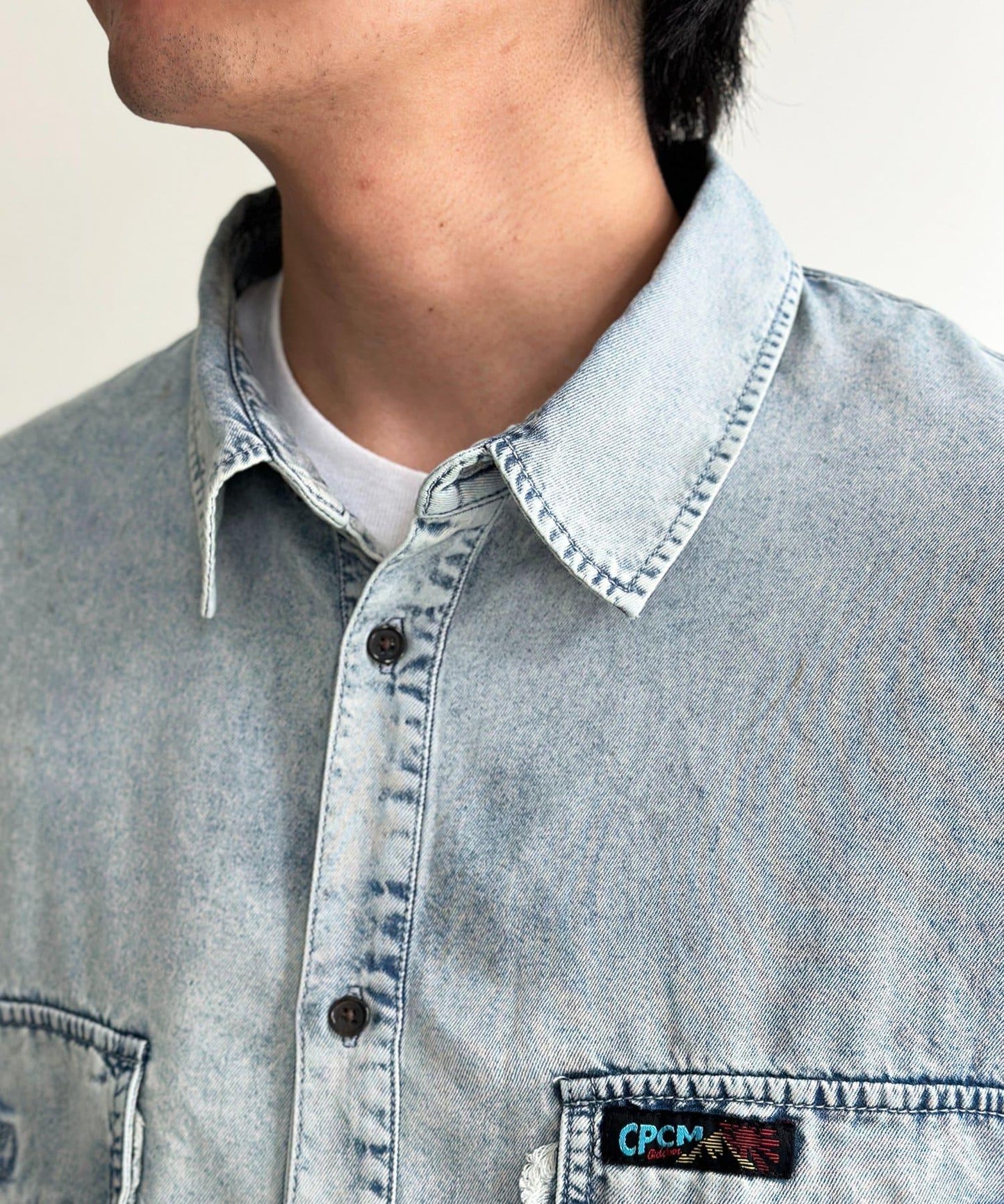 萊賽爾牛仔襯衫