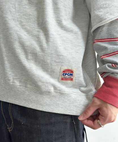 做舊染色 五分袖 毛圈衛衣