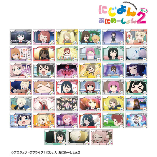 にじよん あにめーしょん2（虹四動畫2） 場景寫真卡3枚套裝 BOX款【13包入】