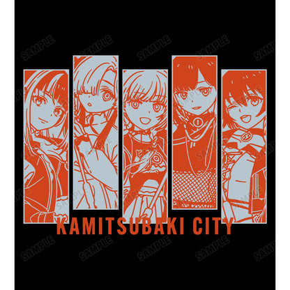 神椿市建設中。（神椿市建設中。） 集合休閒搖滾款 大號拉鍊托特包