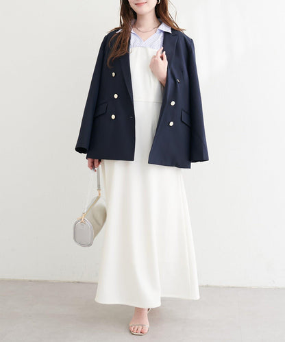 拼接設計 襯衫連衣裙