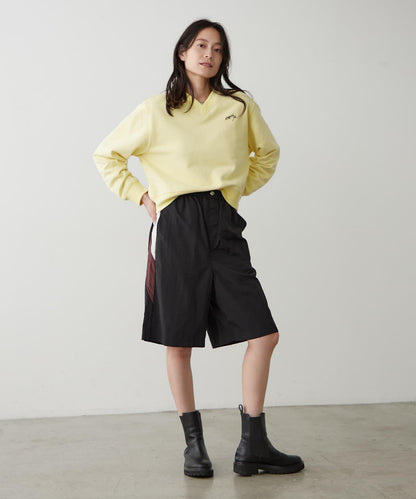 earthy_ 有機棉 V領設計 衛衣