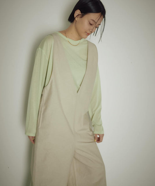 earthy_ 寬鬆透視 長袖T恤