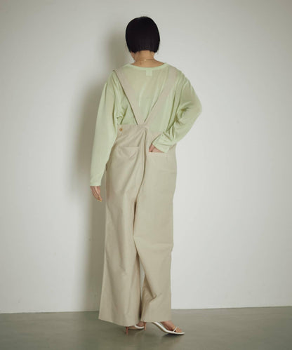 earthy_ 寬鬆透視 長袖T恤