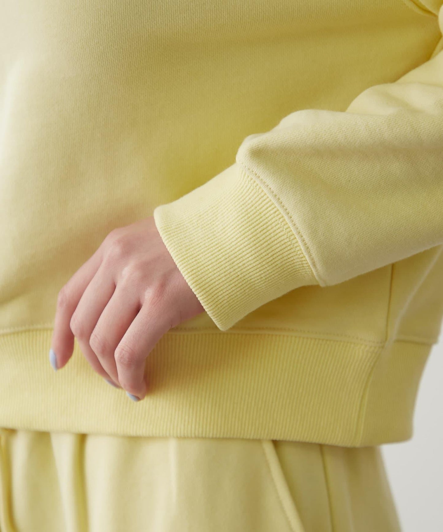 earthy_ 有機棉 V領設計 衛衣