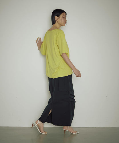 earthy_ V領寬鬆TEE T恤