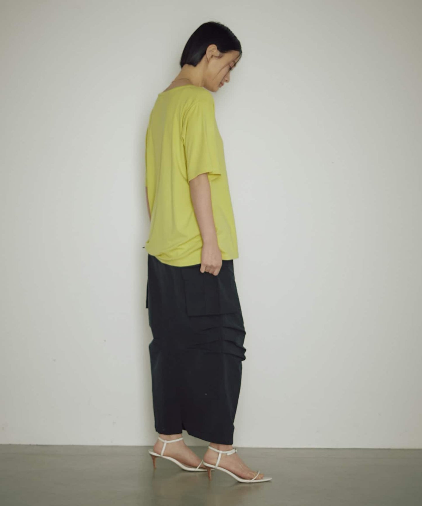 earthy_ V領寬鬆TEE T恤