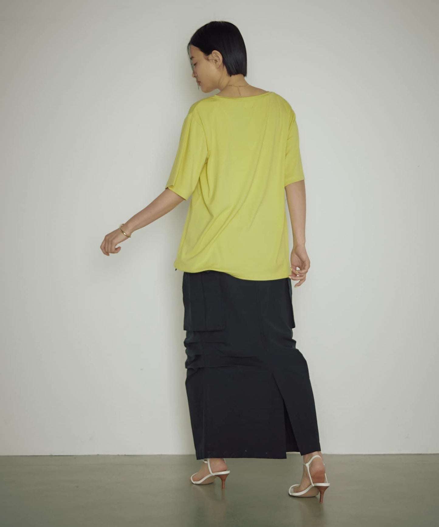 earthy_ V領寬鬆TEE T恤