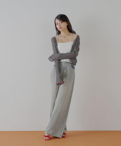 Chico 後交叉帶胸墊短款 吊帶背心