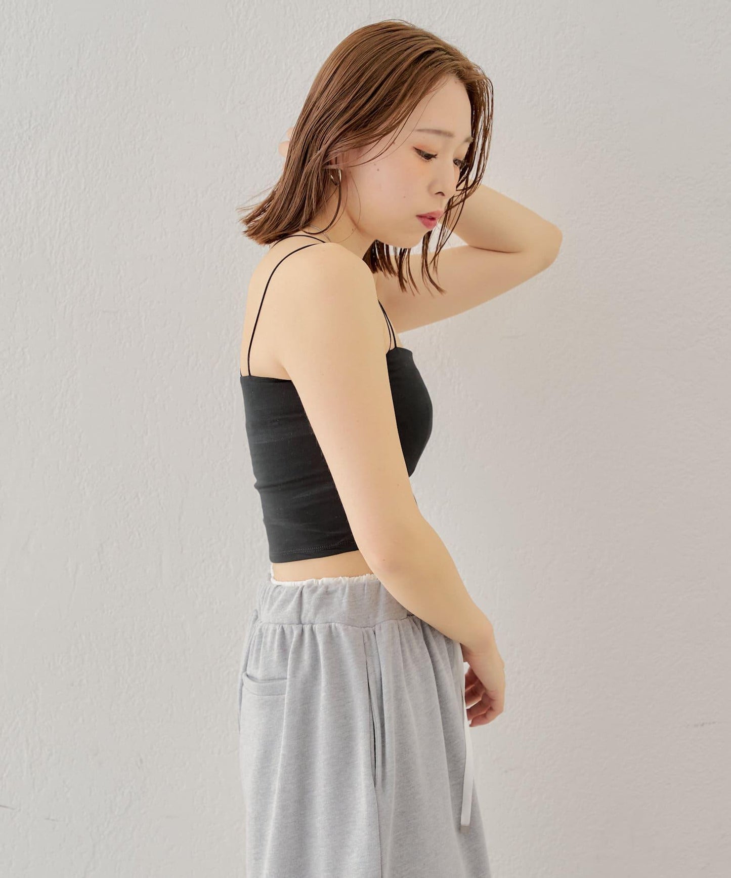 Chico 後交叉帶胸墊短款 吊帶背心