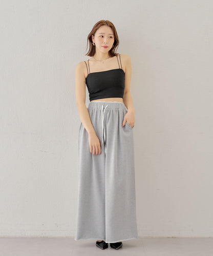 Chico 後交叉帶胸墊短款 吊帶背心