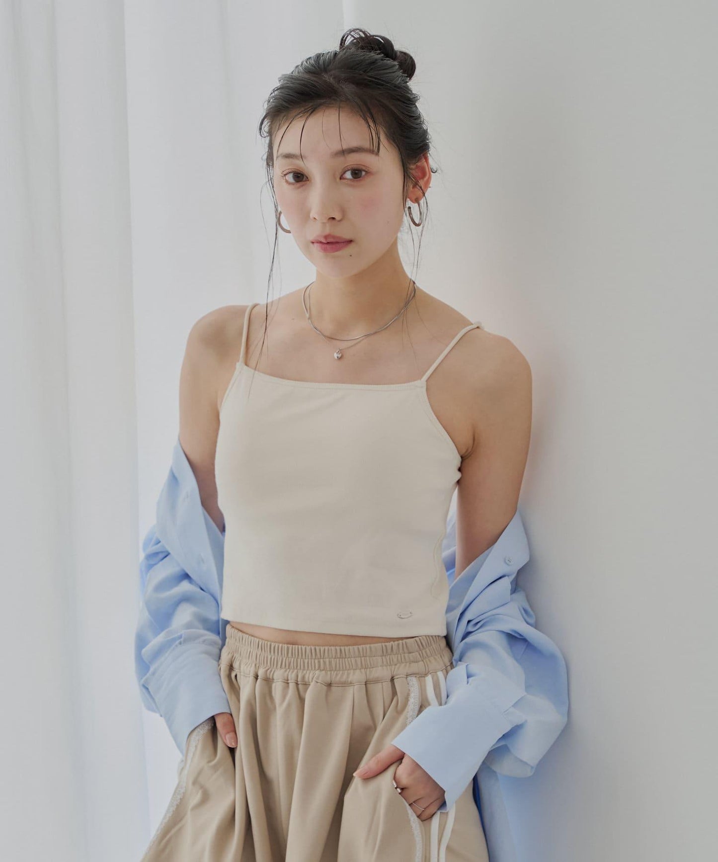 Chico 後背開口 羅紋吊帶背心